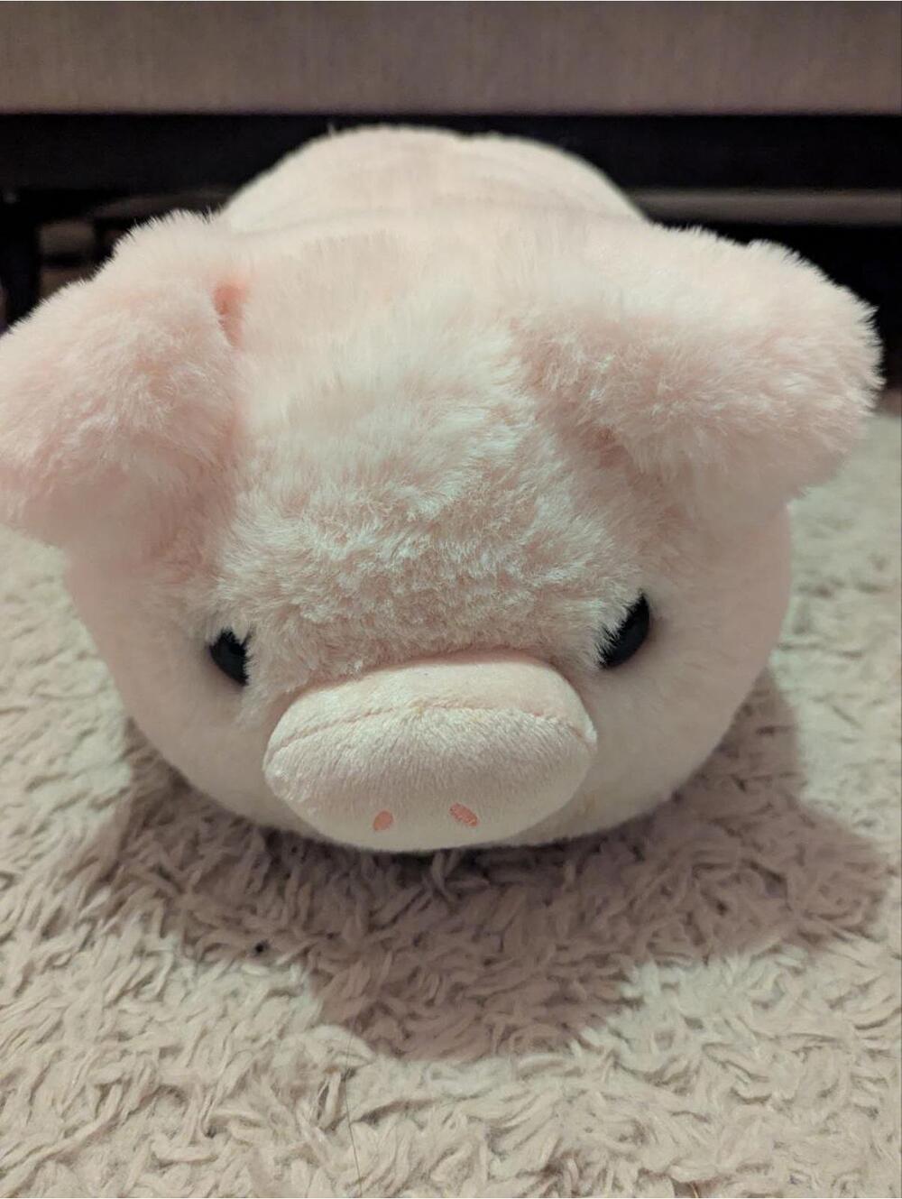 Sweet cute soft pink pig plushie
